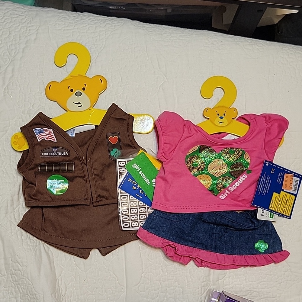 Build-a-bear girl scout outfit.